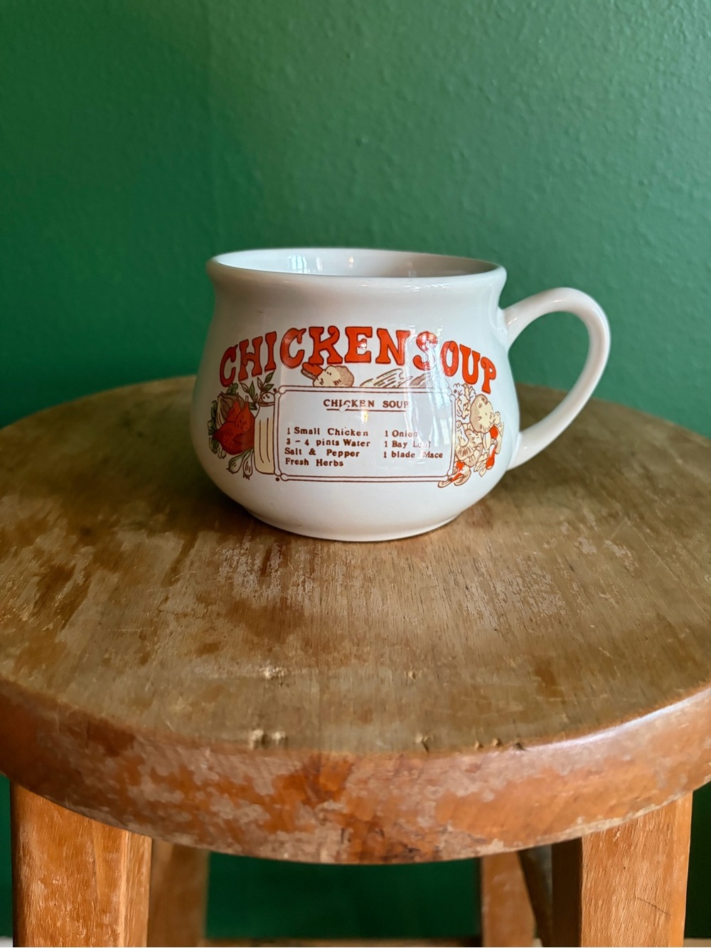 Vintage Chicken Soup Mug